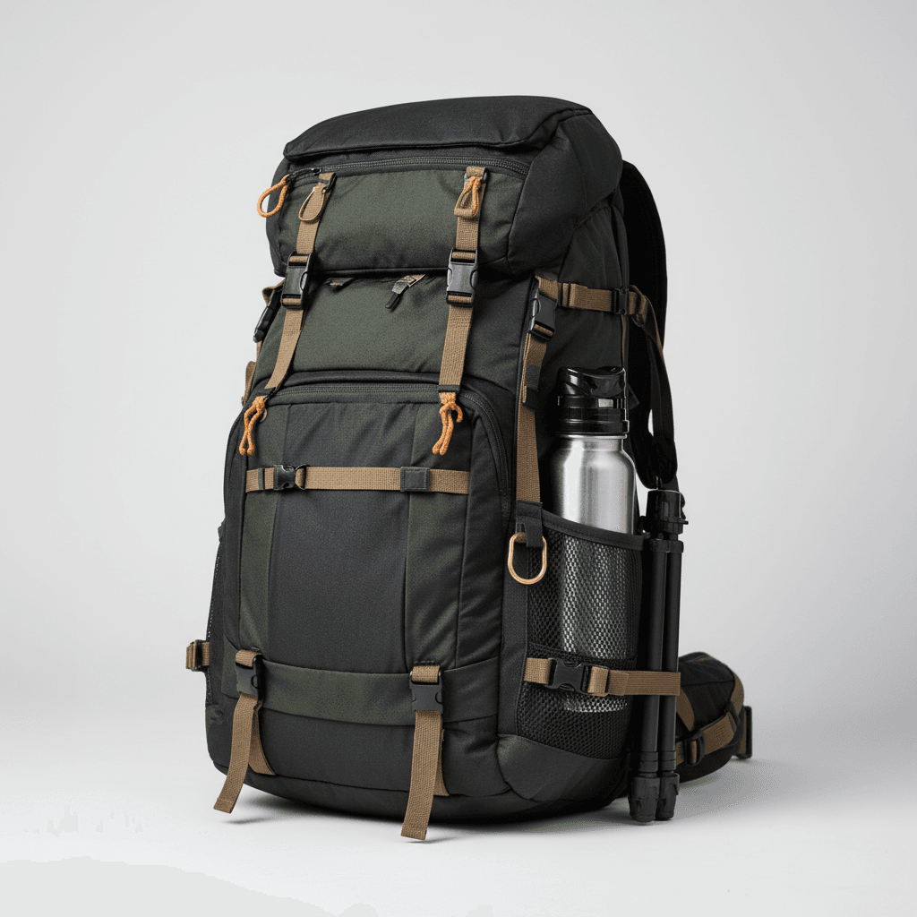 Backpack after professional styling